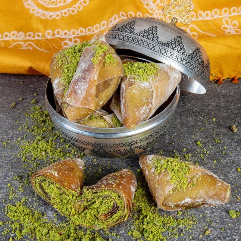 Antep Pistachio Pestil Turkish Delight - Image 3