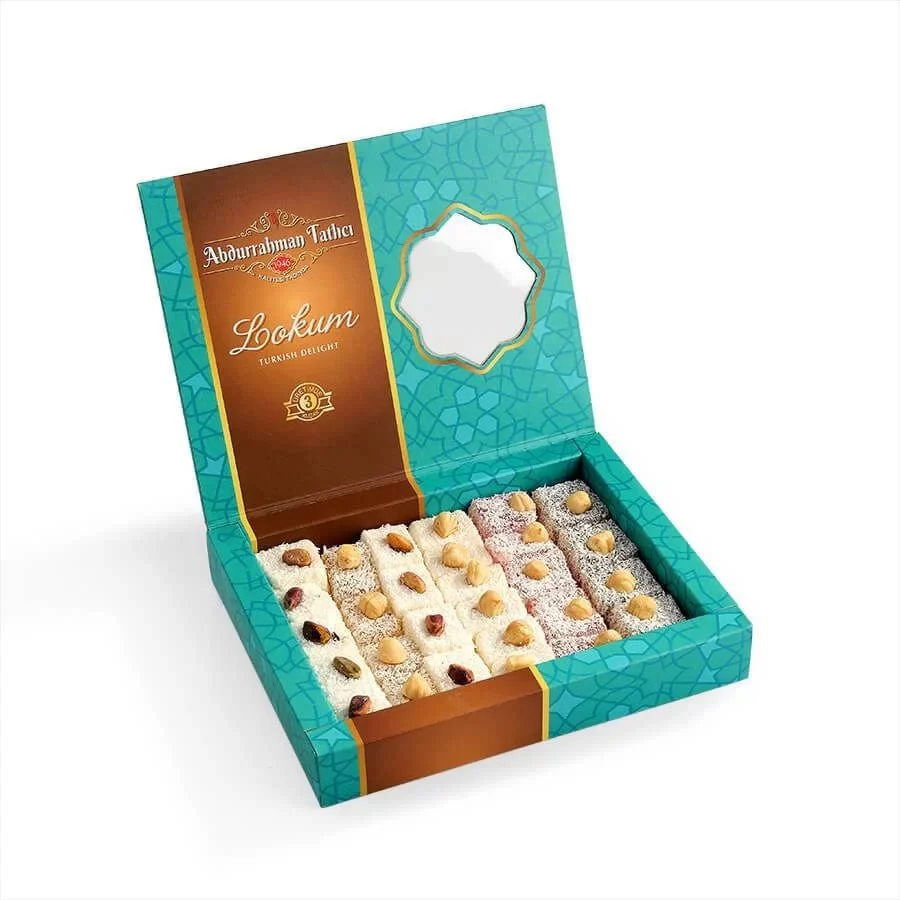 Abdurrahman Tatlıcı Gemengd Turks Fruit met Hazelnoot Antep pistache en kokosnoot ( Glutenvrij ) 600 gr