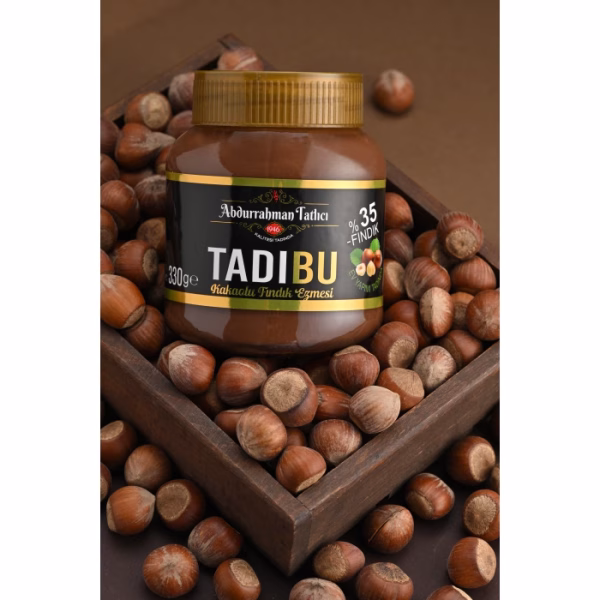 Abdurrahman Tatlıcı Tadıbu Cacao Hazelnootpasta ( Glutenvrij ) 330 gr - Afbeelding 7
