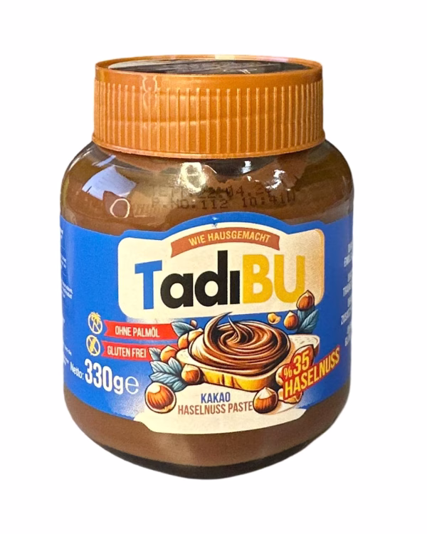 Abdurrahman Tatlıcı Tadıbu Cacao Hazelnootpasta ( Glutenvrij ) 330 gr