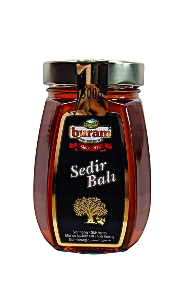 Buram Cederhoning 500 g | 100% Natuurlijke Honing | Energie, Immuniteit & Gezondheid