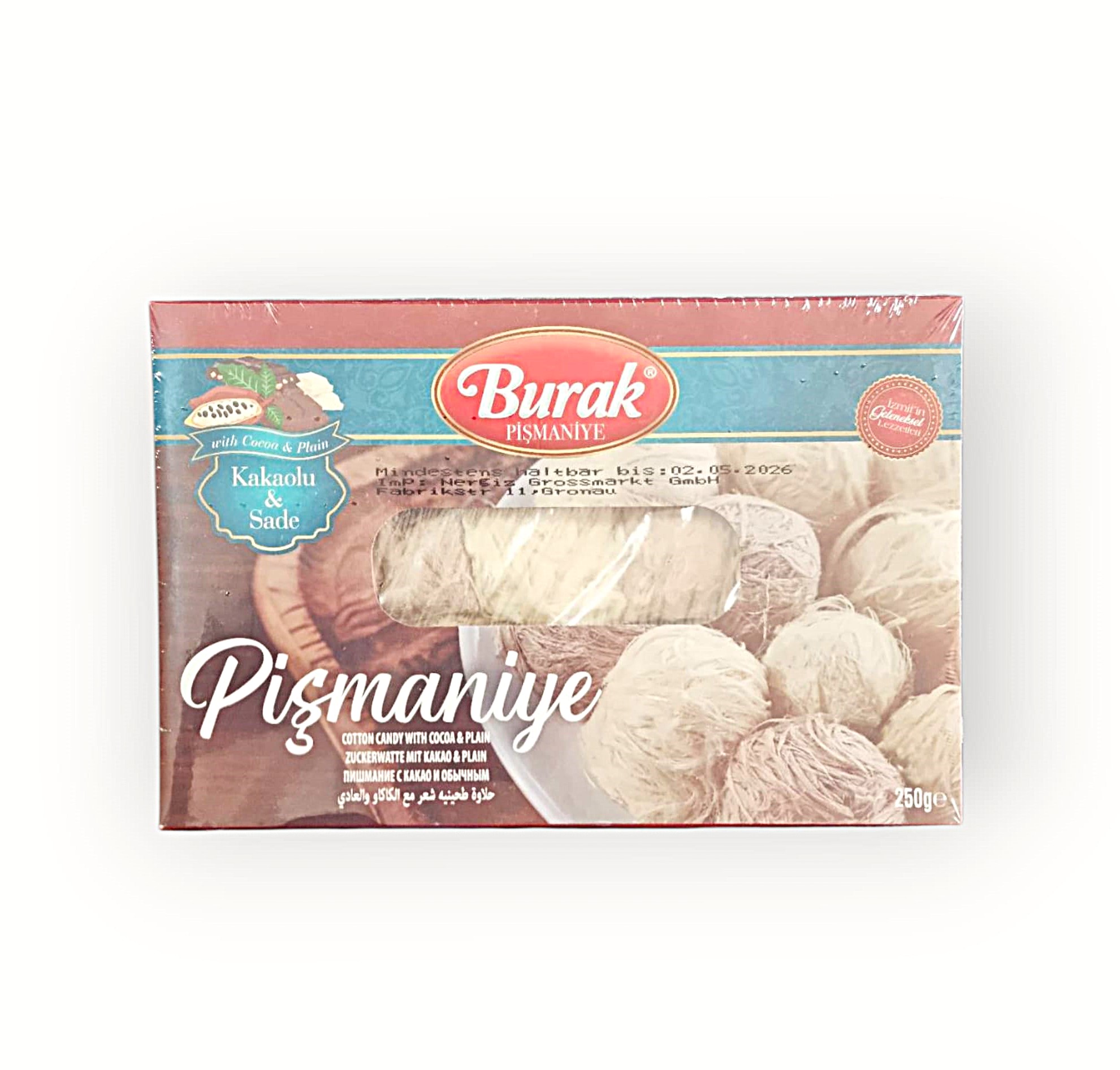 Burak Pişmaniye Gewoon & Cacao 250g Turks suikerspin Angel Hair – Traditioneel Turkse Draadjes-Halva - Afbeelding 4